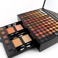 180 Colors Eyes Shadow Blush Set Personalized Piano-shaped Makeup Palette Box - 004N - Makeup Set