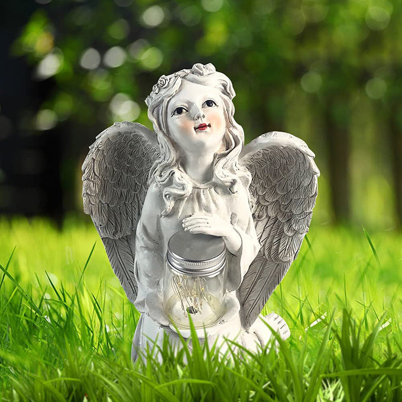 Outdoor Solar Garden Resin Ornaments