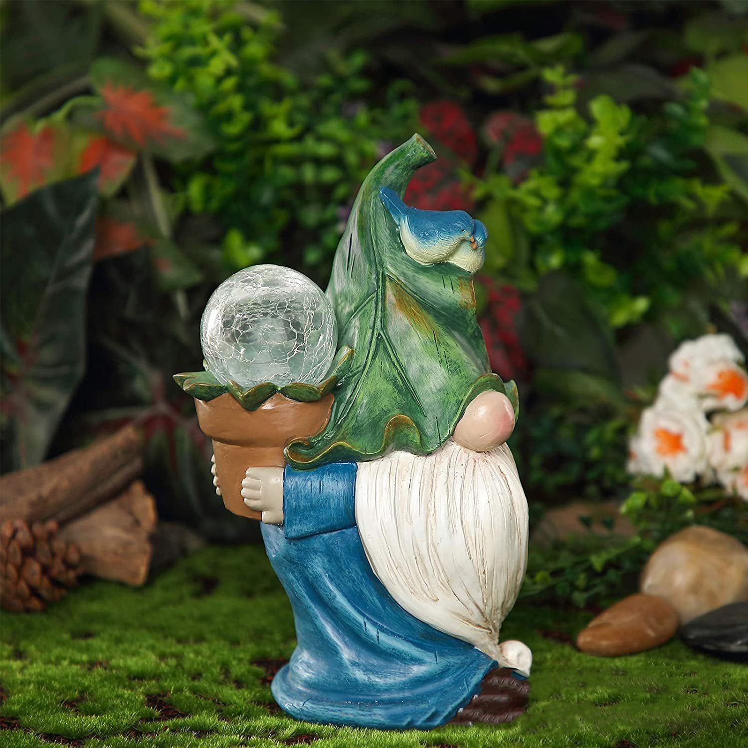 Outdoor Solar Garden Resin Ornaments